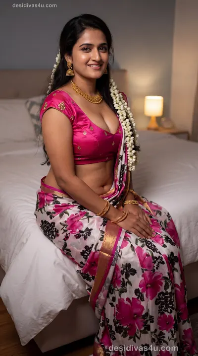 Stunning desi fashion look with jhumka earrings