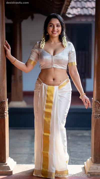 Beautiful desi beauty in elegant lehenga outfit